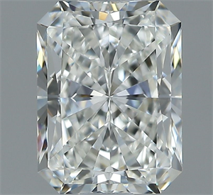 Picture of Natural Diamond 1.01 Carats, Radiant with  Cut, H Color, VVS2 Clarity and Certified by GIA