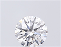 Lab Grown Diamond 0.72 Carats, Round with Excellent Cut, D Color, VVS2 Clarity and Certified by IGI