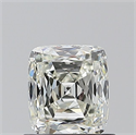 Diamante Natural 0.90 quilates, Del cojín , Color J, claridad VVS1 y certificado GIA