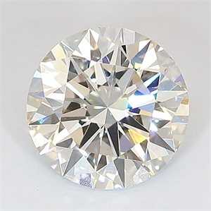 Picture of Lab Grown Diamond 2.01 Carats, Round with Excellent Cut, I Color, VS1 Clarity and Certified by IGI