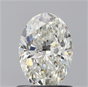 Diamante Natural 0.86 quilates, Ovalado , Color H, claridad VVS2 y certificado GIA