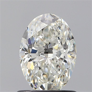 Picture of Natural Diamond 0.86 Carats, Oval with  Cut, H Color, VVS2 Clarity and Certified by GIA