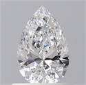 Diamante Natural 0.50 quilates, De pera , Color D, claridad VS1 y certificado GIA