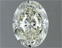 Diamante Natural 1.01 quilates, Ovalado , Color K, claridad VVS2 y certificado IGI