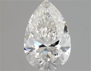 Picture of Natural Diamond 1.01 Carats, Pear with  Cut, H Color, SI1 Clarity and Certified by GIA
