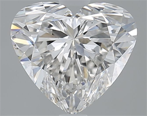 Picture of Natural Diamond 2.02 Carats, Heart with  Cut, F Color, VS2 Clarity and Certified by GIA