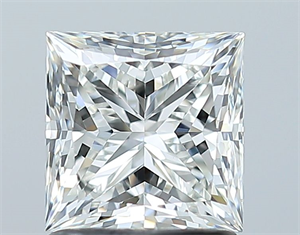 Picture of Natural Diamond 1.40 Carats, Princess with  Cut, H Color, VS1 Clarity and Certified by GIA