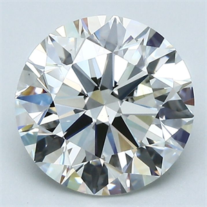 Picture of Natural Diamond 3.01 Carats, Round with Excellent Cut, I Color, VS1 Clarity and Certified by GIA