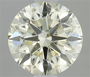 Picture of Natural Diamond 0.90 Carats, Round with Excellent Cut, M Color, VS2 Clarity and Certified by IGI