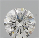 Diamante Natural 0.57 quilates, Redondo , Color J, claridad VVS1 y certificado GIA