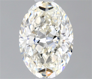 Picture of Natural Diamond 0.57 Carats, Oval with  Cut, G Color, IF Clarity and Certified by IGI