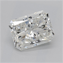 Natural Diamond 1.60 Carats, Radiant with  Cut, G Color, SI1 Clarity and Certified by GIA