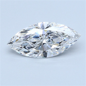 Picture of Natural Diamond 3.03 Carats, Marquise with  Cut, E Color, VVS1 Clarity and Certified by GIA