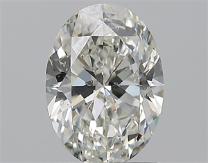 Picture of Natural Diamond 1.29 Carats, Oval with  Cut, I Color, SI2 Clarity and Certified by GIA