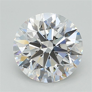 Picture of Lab Grown Diamond 2.05 Carats, Round with Excellent Cut, D Color, VVS1 Clarity and Certified by GIA
