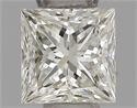 Natural Diamond 0.30 Carats, Princess with  Cut, I Color, VVS1 Clarity and Certified by IGI