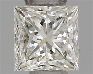 Picture of Natural Diamond 0.30 Carats, Princess with  Cut, I Color, VVS1 Clarity and Certified by IGI