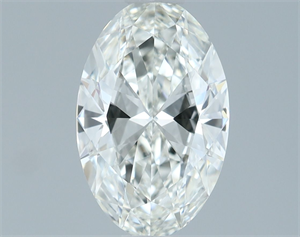 Picture of Natural Diamond 0.90 Carats, Oval with  Cut, H Color, IF Clarity and Certified by IGI