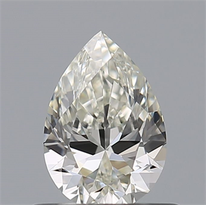 Foto Diamante Natural 0.55 quilates, De pera , Color J, claridad VVS2 y certificado GIA de