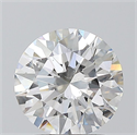 Natural Diamond 1.70 Carats, Round with Excellent Cut, F Color, SI1 Clarity and Certified by GIA