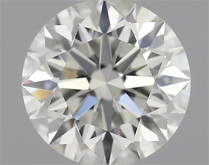 Picture of Natural Diamond 0.71 Carats, Round with Excellent Cut, H Color, IF Clarity and Certified by IGI