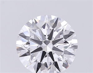 Picture of Lab Grown Diamond 2.52 Carats, Round with Ideal Cut, D Color, VVS2 Clarity and Certified by IGI