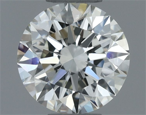 Picture of Natural Diamond 0.50 Carats, Round with Excellent Cut, I Color, VVS1 Clarity and Certified by IGI