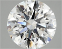 Lab Grown Diamond 3.10 Carats, Round with Excellent Cut, E Color, VVS2 Clarity and Certified by IGI