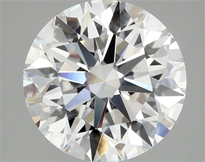 Picture of Lab Grown Diamond 3.10 Carats, Round with Excellent Cut, E Color, VVS2 Clarity and Certified by IGI