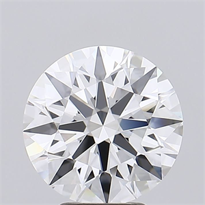 Picture of Lab Grown Diamond 4.51 Carats, Round with Ideal Cut, D Color, IF Clarity and Certified by IGI