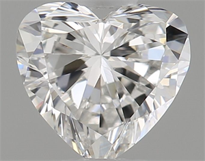 Picture of Natural Diamond 0.45 Carats, Heart with  Cut, G Color, VS1 Clarity and Certified by GIA