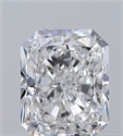 Diamante Natural 0.35 quilates, Radiante , Color E, claridad VVS1 y certificado GIA