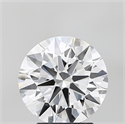 Lab Grown Diamond 3.09 Carats, Round with Ideal Cut, E Color, VVS2 Clarity and Certified by IGI