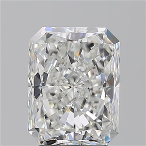 Picture of Natural Diamond 3.51 Carats, Radiant with  Cut, G Color, SI1 Clarity and Certified by GIA