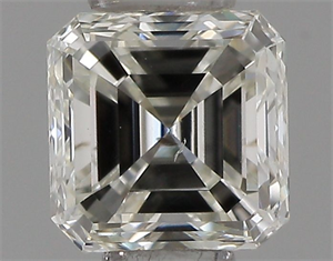 Foto Diamante Natural 0.34 quilates, Asscher , Color G, claridad VS2 y certificado IGI de