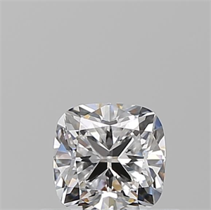Foto Diamante Natural 0.50 quilates, Del cojín , Color D, claridad VVS1 y certificado GIA de