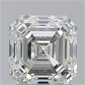 Natural Diamond 2.01 Carats, Asscher with  Cut, J Color, VVS2 Clarity and Certified by GIA