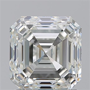 Picture of Natural Diamond 2.01 Carats, Asscher with  Cut, J Color, VVS2 Clarity and Certified by GIA