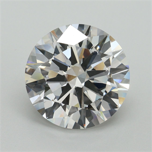 Picture of Lab Grown Diamond 6.03 Carats, Round with Excellent Cut, E Color, VVS2 Clarity and Certified by IGI