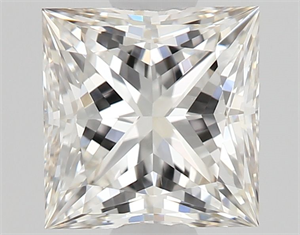 Picture of Natural Diamond 0.50 Carats, Princess with  Cut, I Color, VS2 Clarity and Certified by GIA