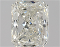 Natural Diamond 0.70 Carats, Radiant with  Cut, J Color, VS1 Clarity and Certified by GIA