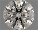 Natural Diamond 0.64 Carats, Round with Excellent Cut, J Color, VS1 Clarity and Certified by GIA
