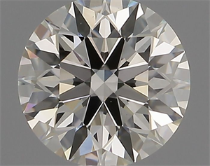 Picture of Natural Diamond 0.64 Carats, Round with Excellent Cut, J Color, VS1 Clarity and Certified by GIA