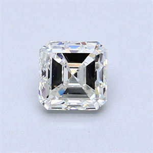 Picture of Natural Diamond 0.70 Carats, Asscher with  Cut, I Color, VS1 Clarity and Certified by GIA