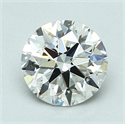 Diamante Natural 1.50 quilates, Redondo , Color H, claridad VS2 y certificado GIA