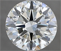 Natural Diamond 2.50 Carats, Round with Excellent Cut, I Color, IF Clarity and Certified by IGI