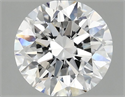 Lab Grown Diamond 2.09 Carats, Round with Excellent Cut, D Color, VVS2 Clarity and Certified by IGI