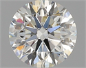 Natural Diamond 0.75 Carats, Round with Excellent Cut, J Color, VS1 Clarity and Certified by GIA