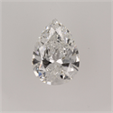 Natural Diamond 3.02 Carats, Pear with  Cut, H Color, SI2 Clarity and Certified by GIA