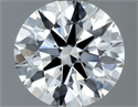 Diamante Natural 0.52 quilates, Redondo , Color G, claridad VVS2 y certificado IGI